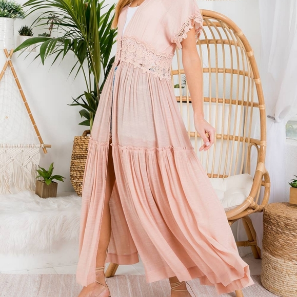 Crochet Detail Duster - Picture 7 of 7